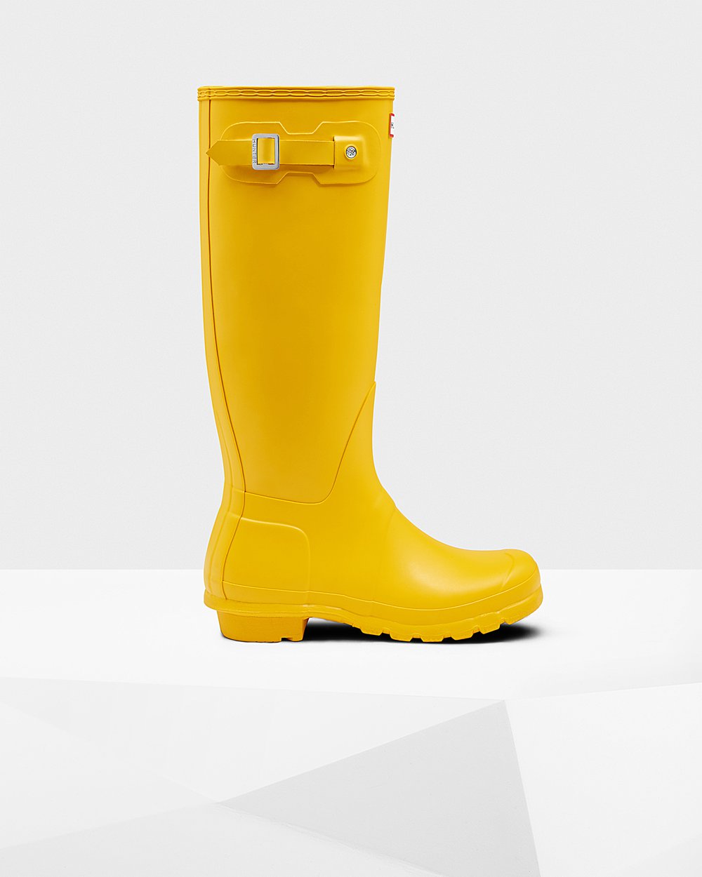 Womens Tall Rain Boots - Hunter Original (35FZBPMLA) - Yellow
